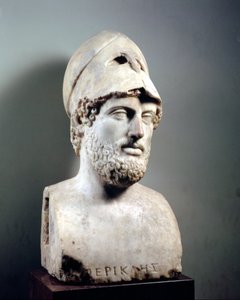 Busto de Péricles (d.429 aC) cópia de um original grego (mármore) (ver também 119218)